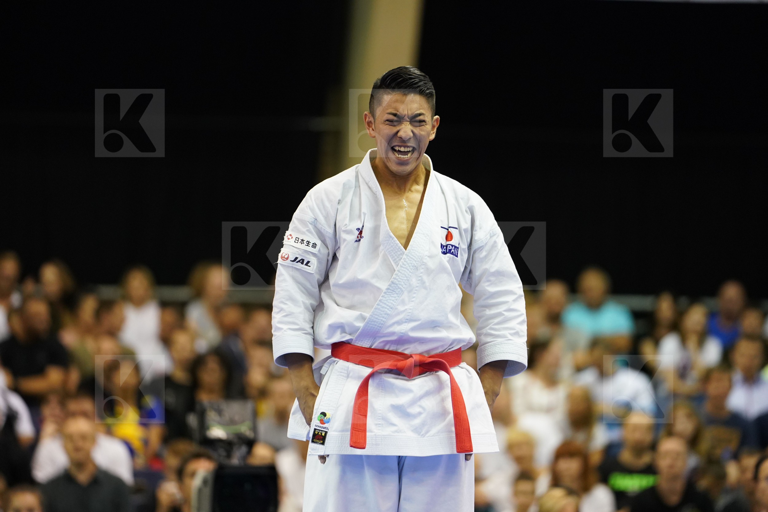 Gold match Japan Kiyuna Ryo Male Kata